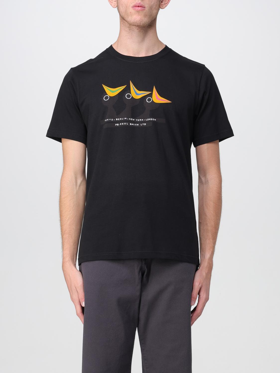 Tシャツ・カットソー PS PAUL SMITH Men T-shirt Black M2R011RLP4259 79