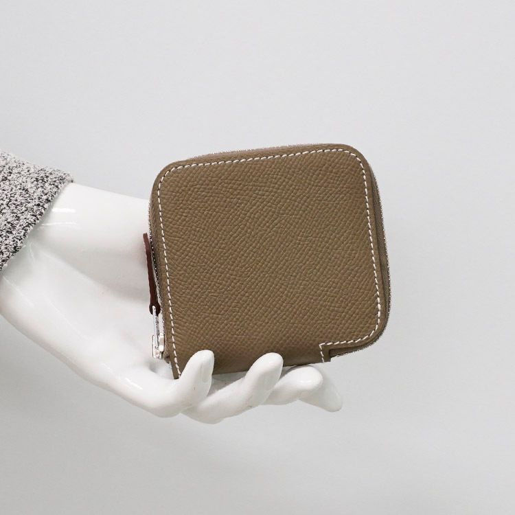 HERMES■シルクコイン財布U刻印
