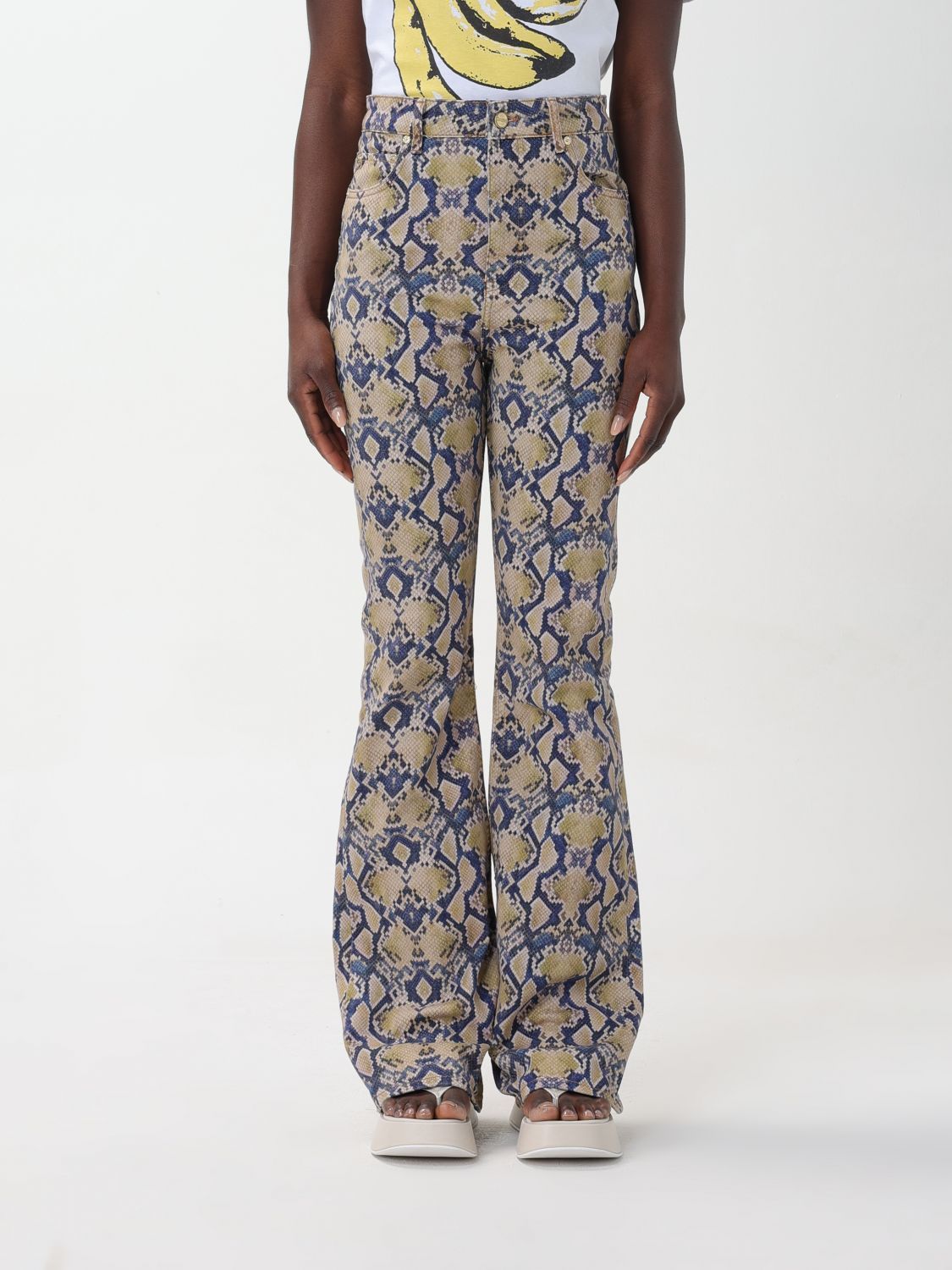 デニム・ジーパン GANNI Woman Jeans Multicolor J1389 883
