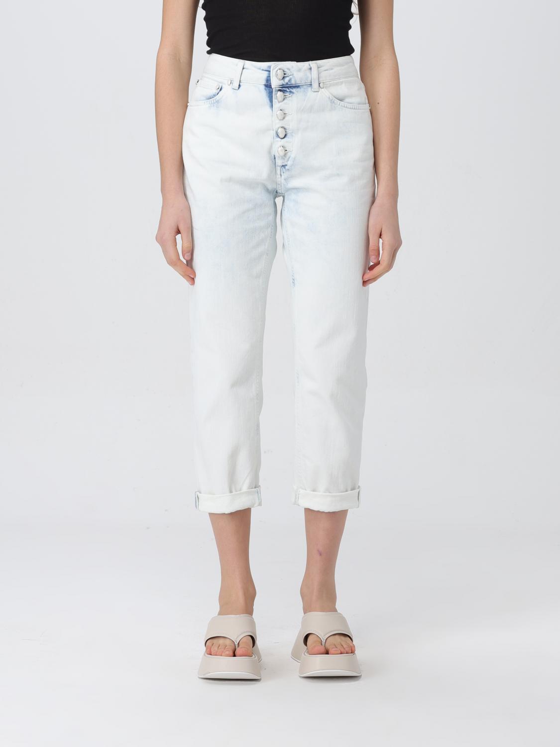 デニム・ジーパン DONDUP Woman Jeans Gnawed Blue DP268BDF0269DGX7 AZZ