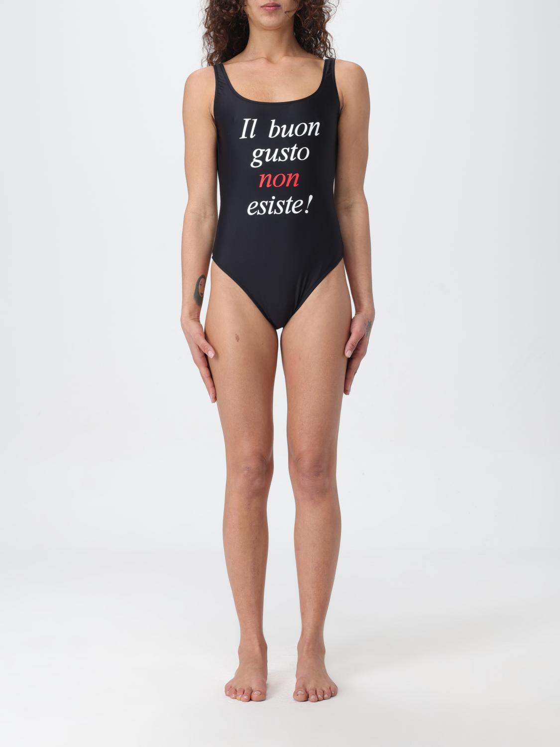 ワンピース水着 MOSCHINO COUTURE Woman Swimsuit Black 42080475 1555