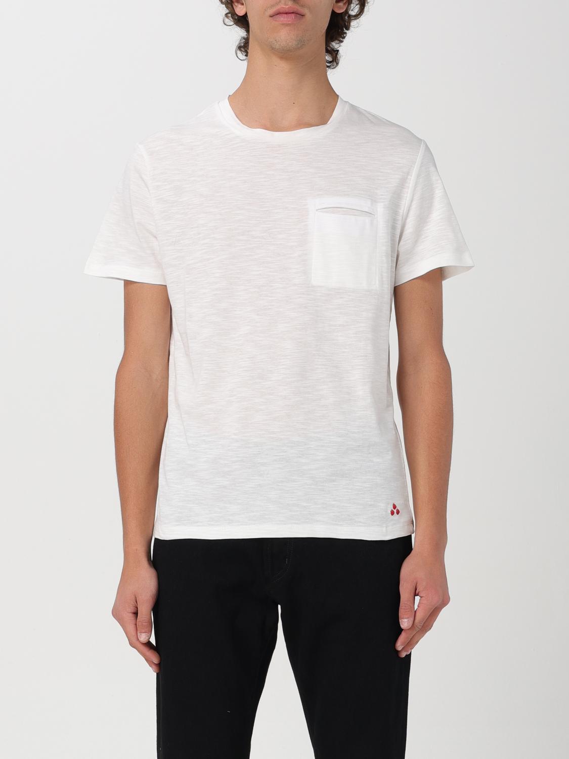 Tシャツ・カットソー PEUTEREY Men T-shirt White PEU513799011976 730
