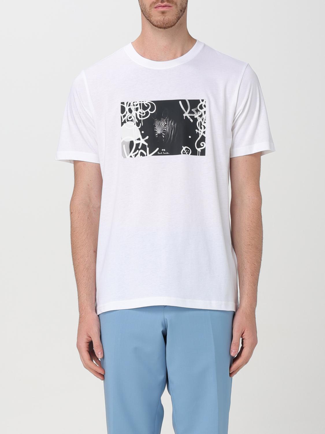 Tシャツ・カットソー PS PAUL SMITH Men T-shirt White M2R011RMP4544 01