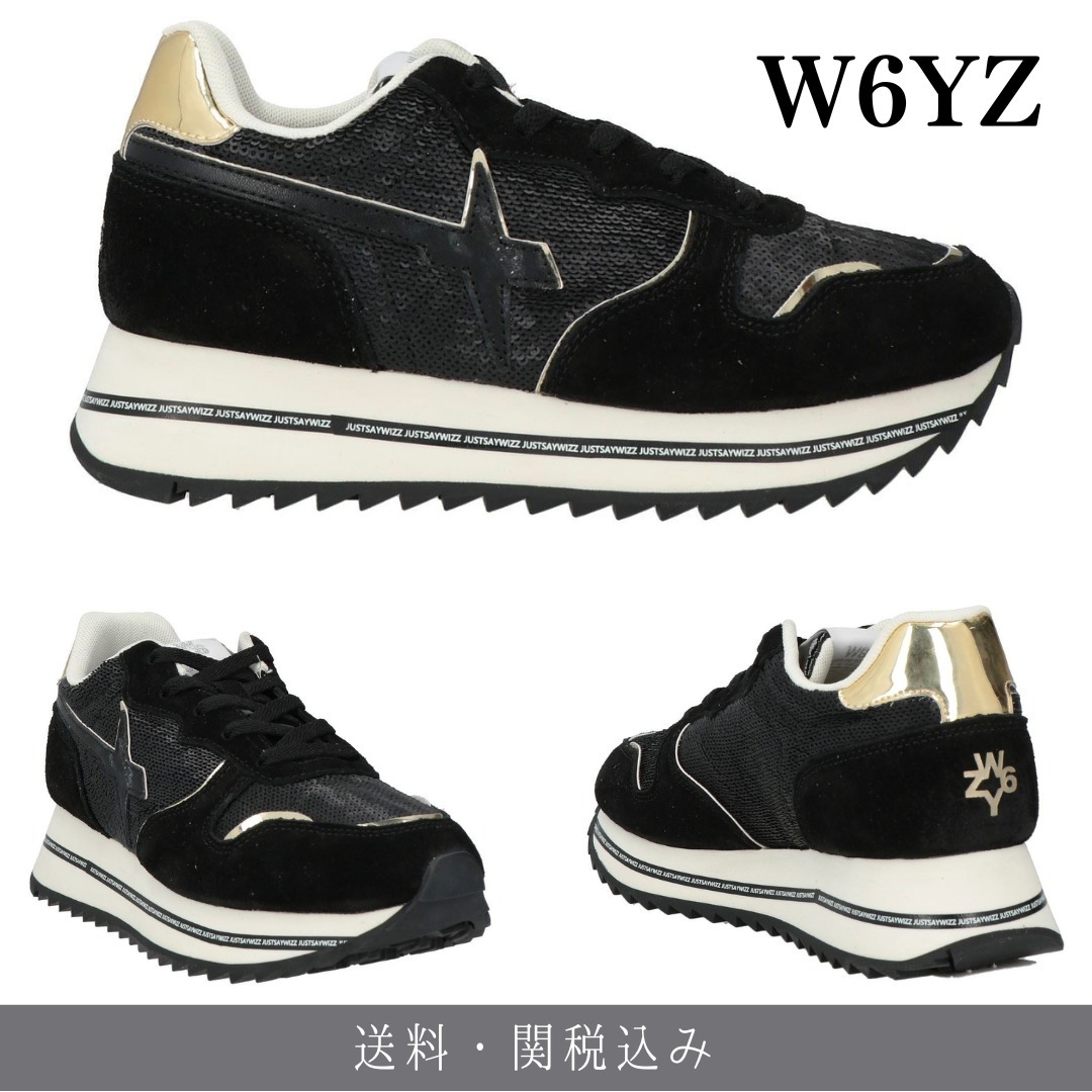 W6YZ スパンコール スニーカー 送料関税込み