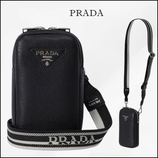 プラダ PRADA レザー ミニ ショルダーバッグ