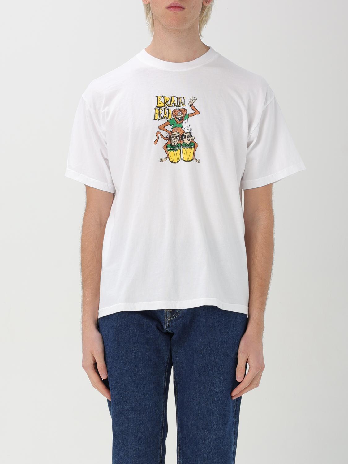 Tシャツ・カットソー BRAIN DEAD Men T-shirt White W24T00004084 WHITE