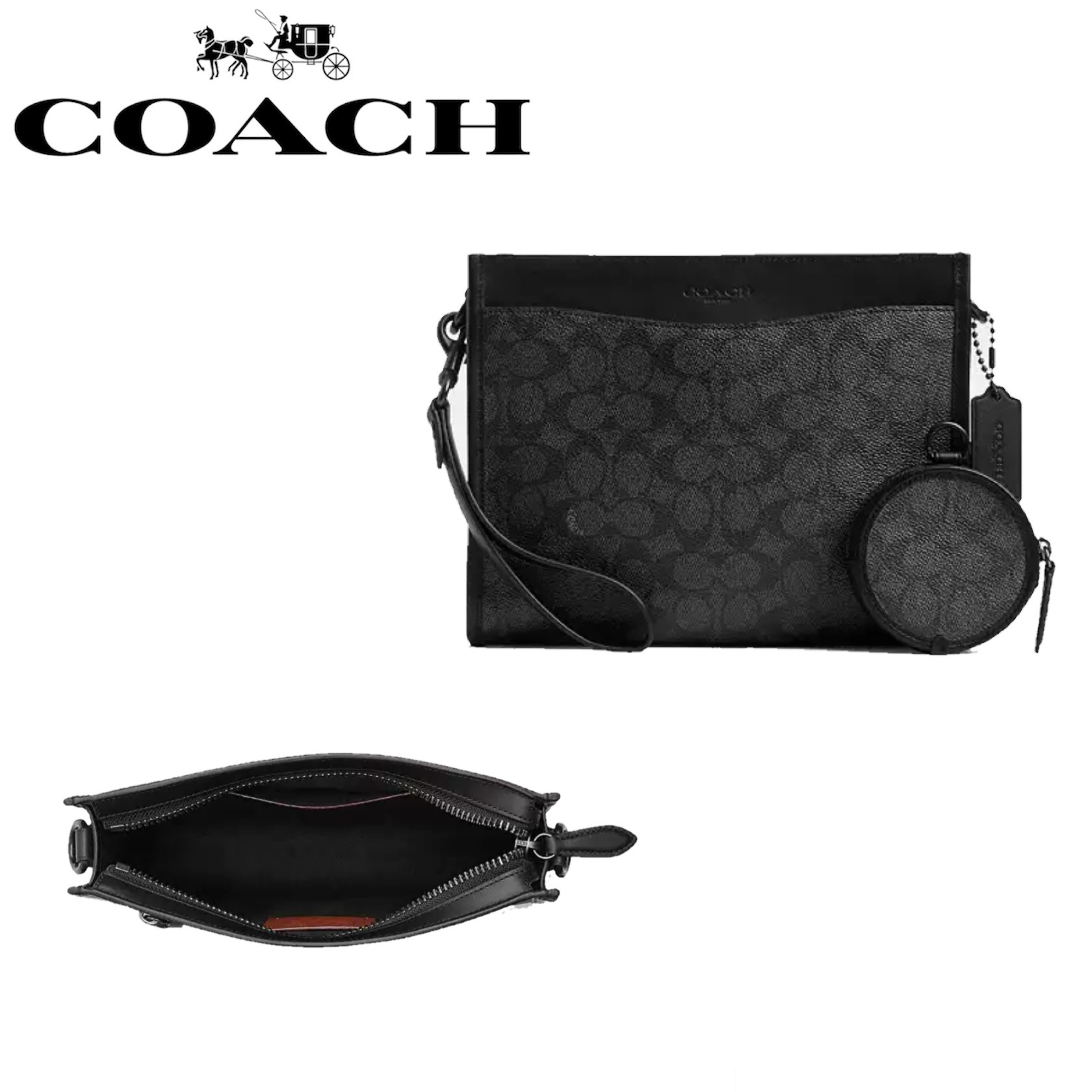 すぐ届く！*COACH* ヒッチ コンバーチブル クロスボディ