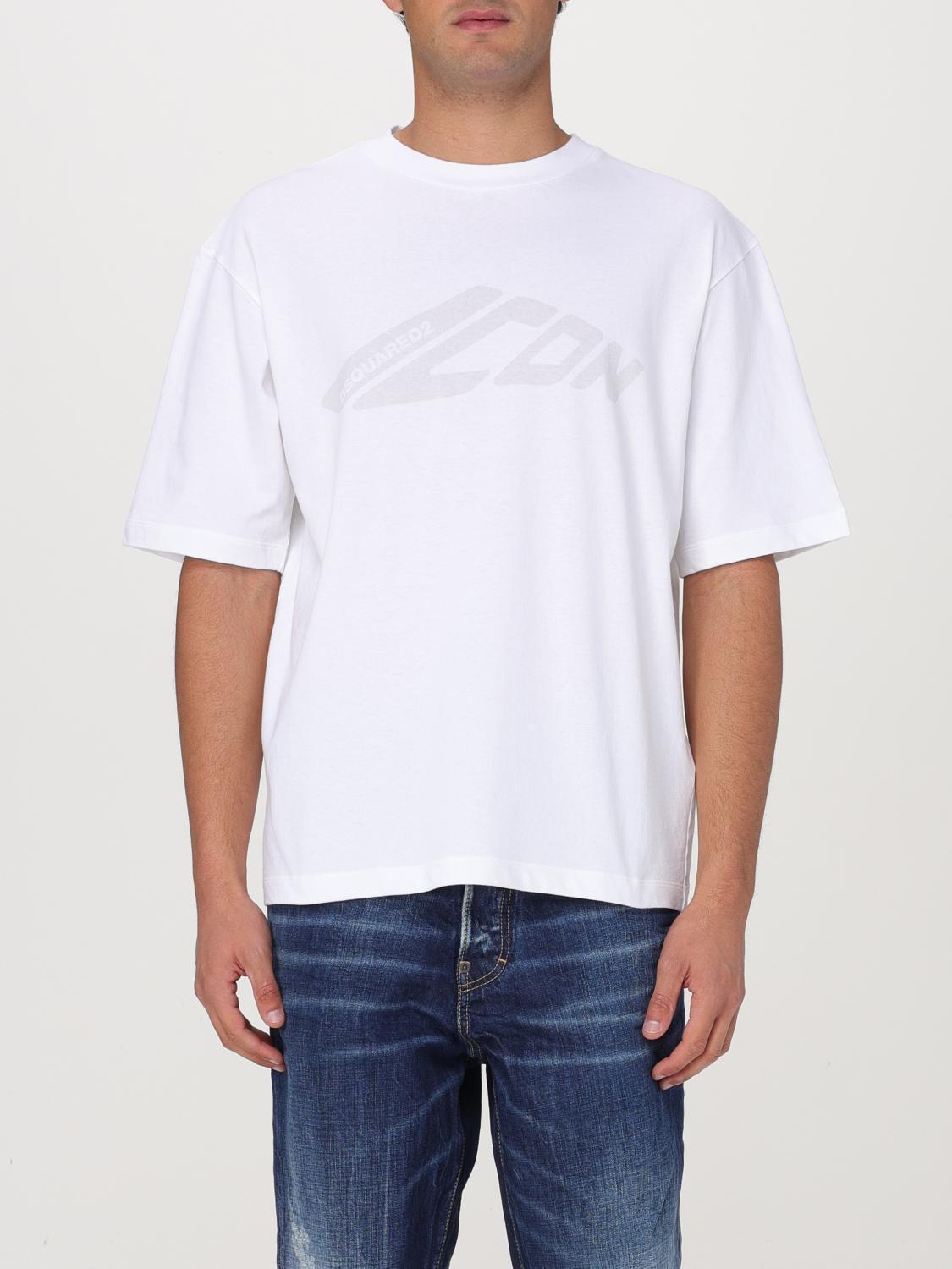 Tシャツ・カットソー DSQUARED2 Men T-shirt White 1 S79GC0107S24583 100