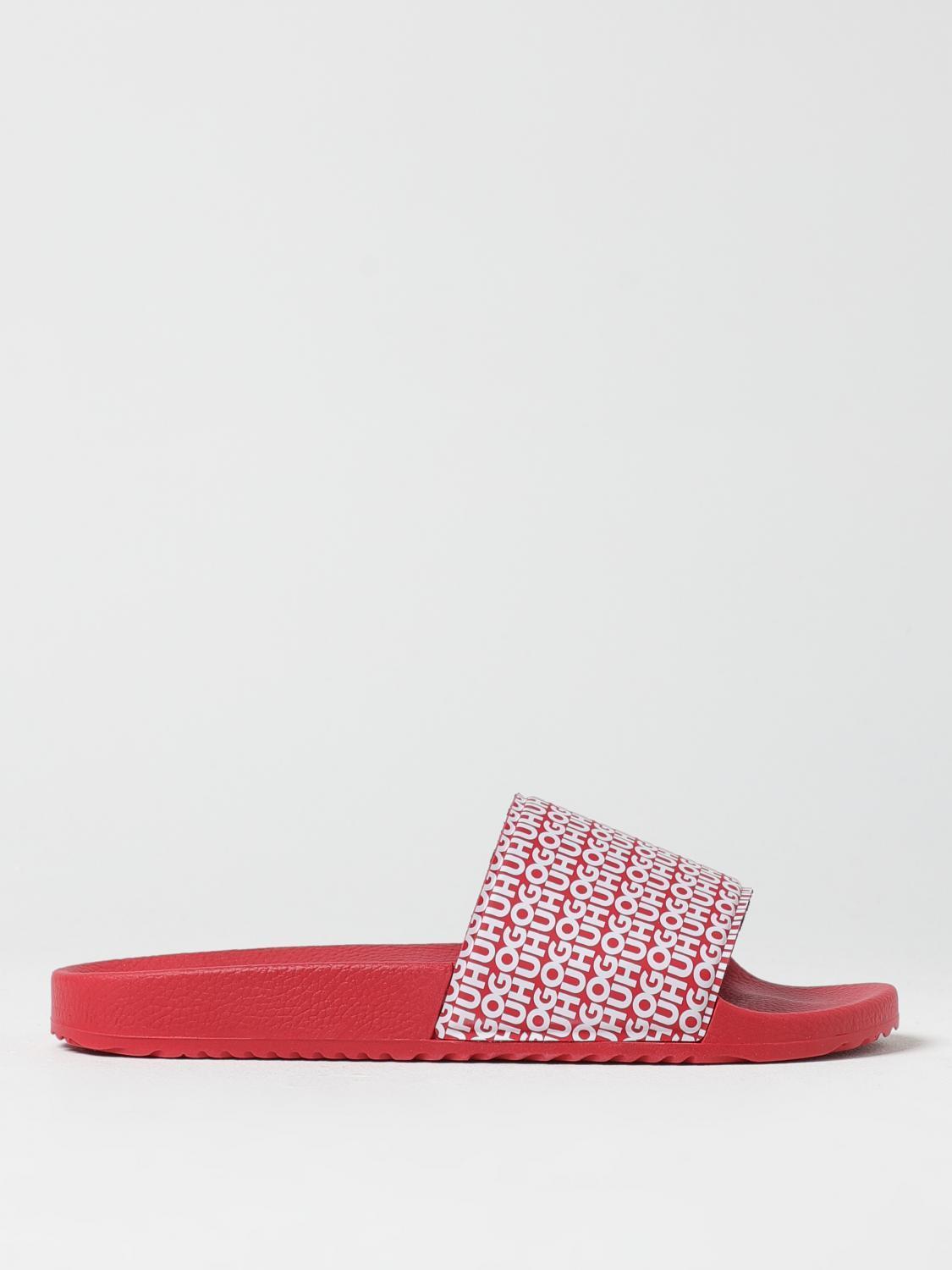 サンダル HUGO Men Sandals Red 50543722 610