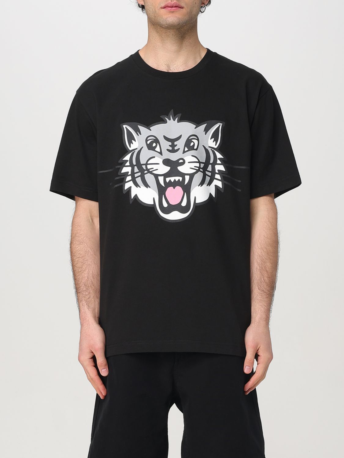 Tシャツ・カットソー KENZO Men T-shirt Black FF55TS5334SG 99J