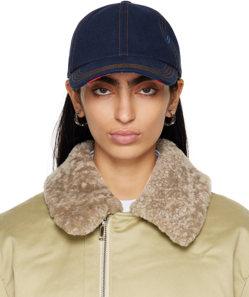 【関税込み】Burberry ブルー デニム ベースボールキャップ
