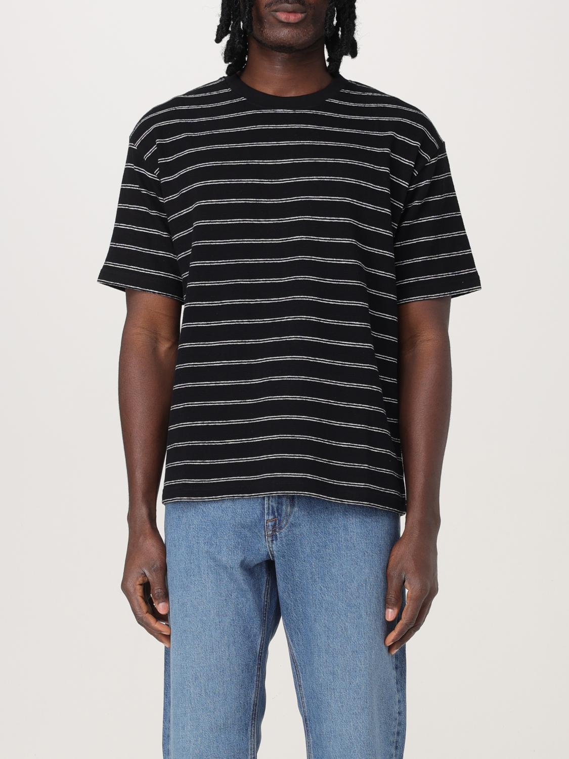 Tシャツ・カットソー FRAME Men T-shirt Black MS25JTE006 BLKN