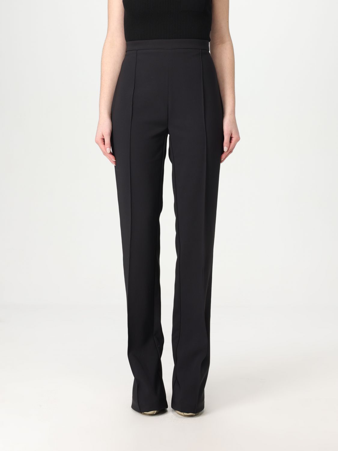 パンツ ELISABETTA FRANCHI Woman Pants Black PA084 685