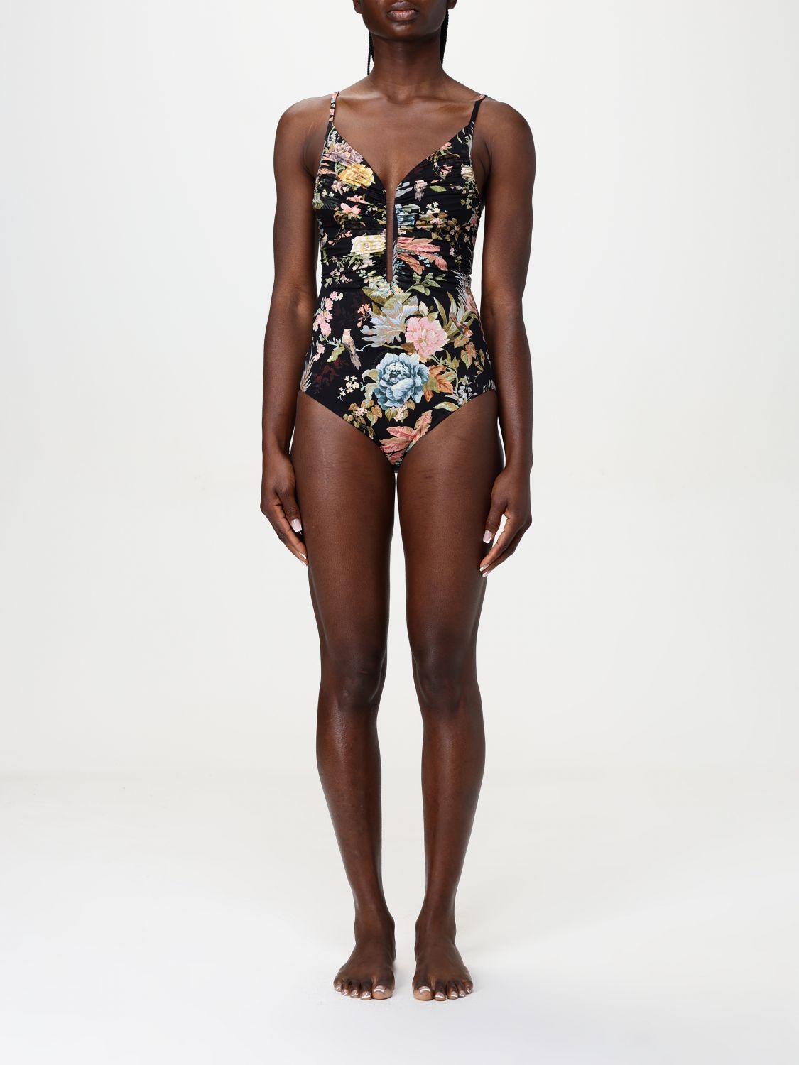 ワンピース水着 ZIMMERMANN Woman Swimsuit Black 0692WRS253 BLKMLFL