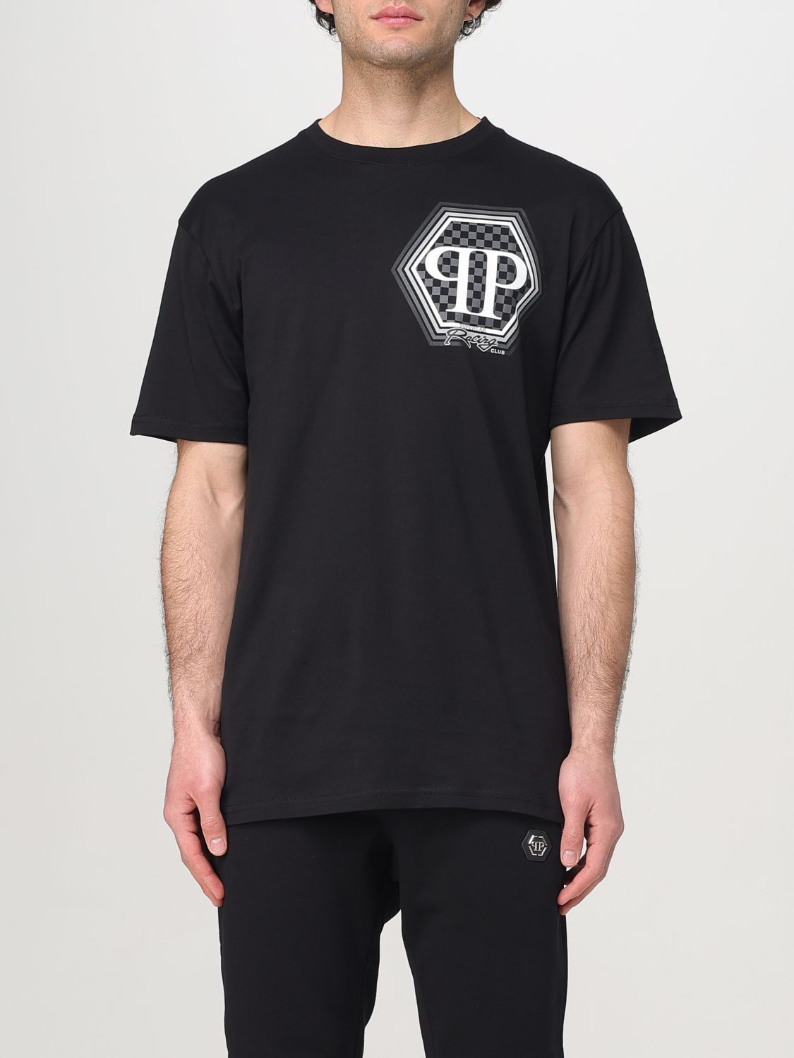 Tシャツ・カットソー PHILIPP PLEIN Men T-shirt Black MTK8106PJY002N 02