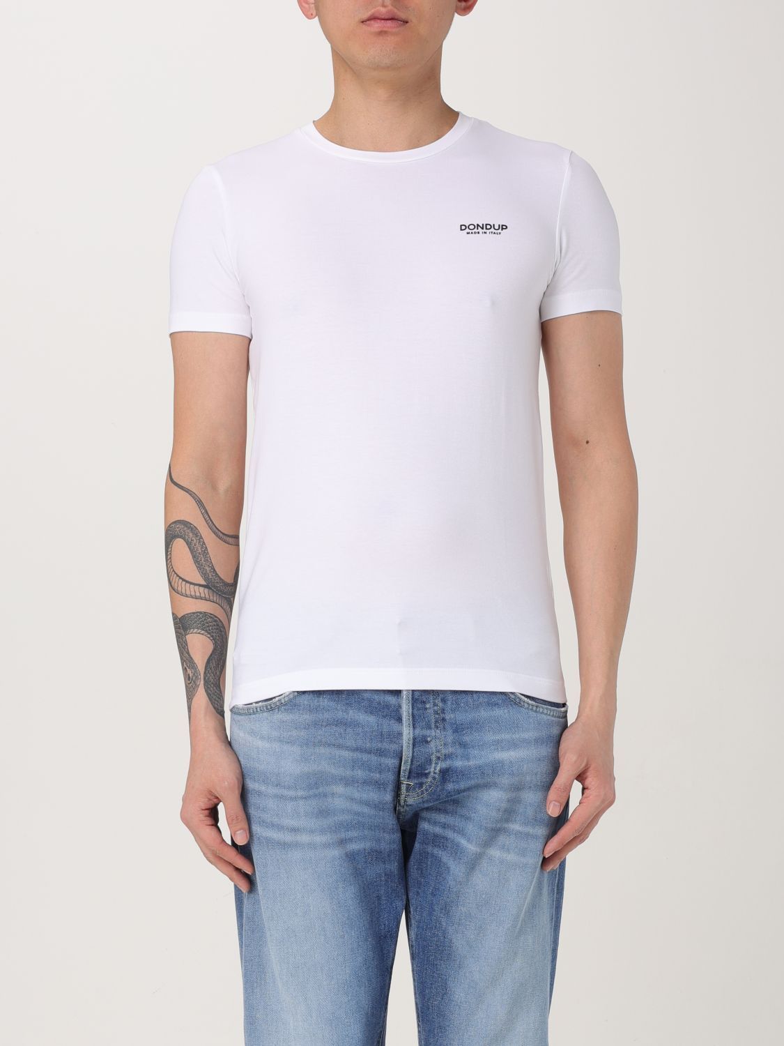 Tシャツ・カットソー DONDUP Men T-shirt White US221JS0125UDU6 000