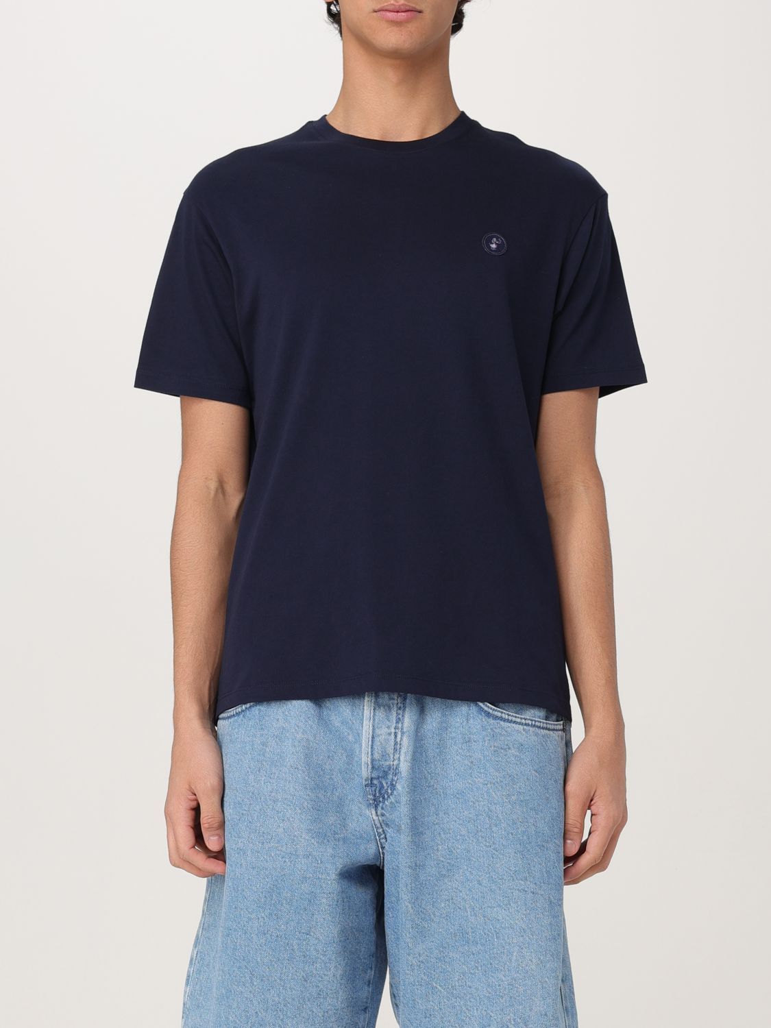 Tシャツ・カットソー SAVE THE DUCK Men T-shirt Blue DT1194MBESY20 90000