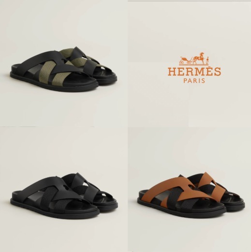 casual【HERMES】クロスストラップ☆カジミールサンダル メンズ