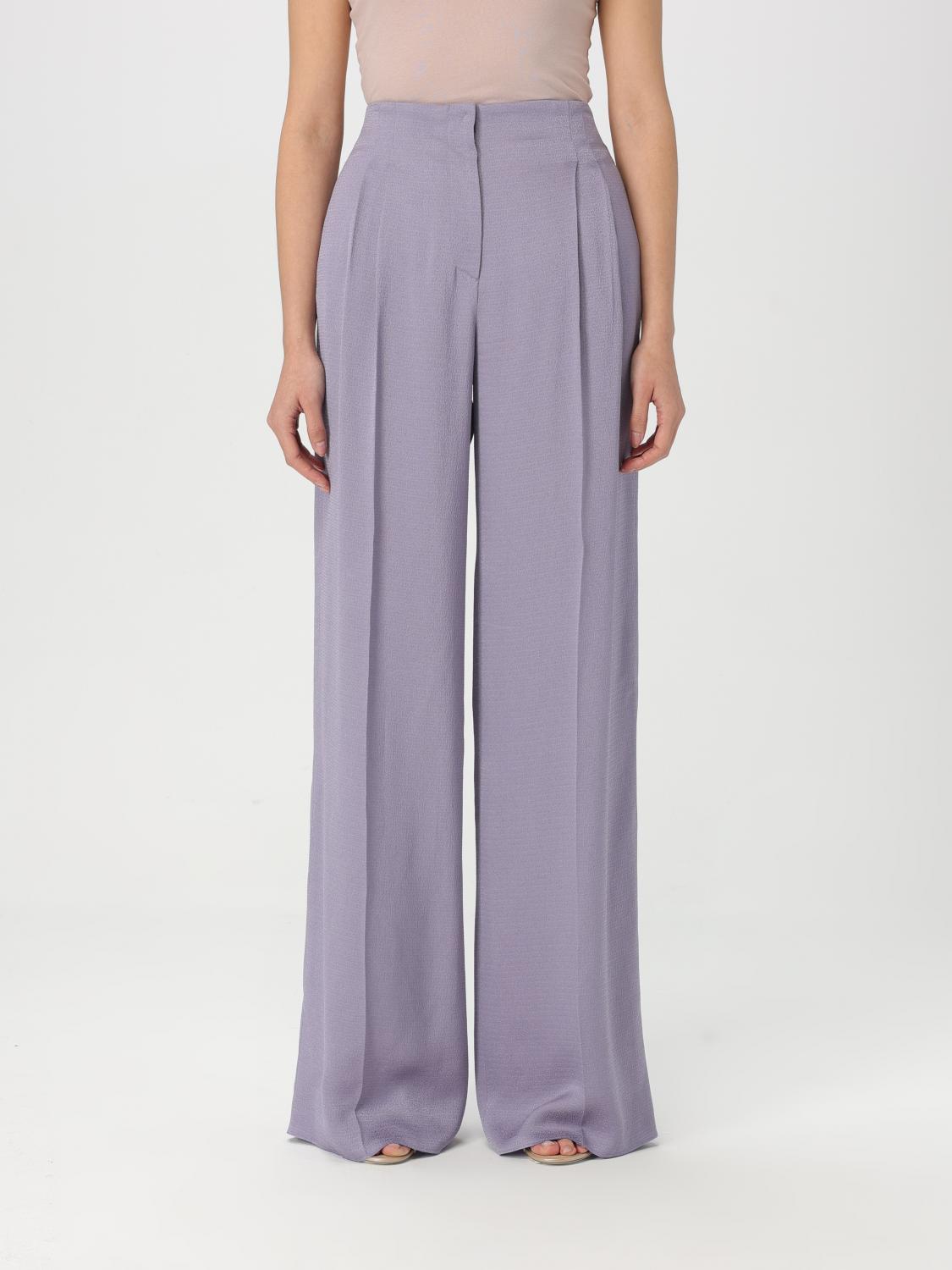 パンツ EMPORIO ARMANI Woman Pants Lilac EW000981TE12241 UA061