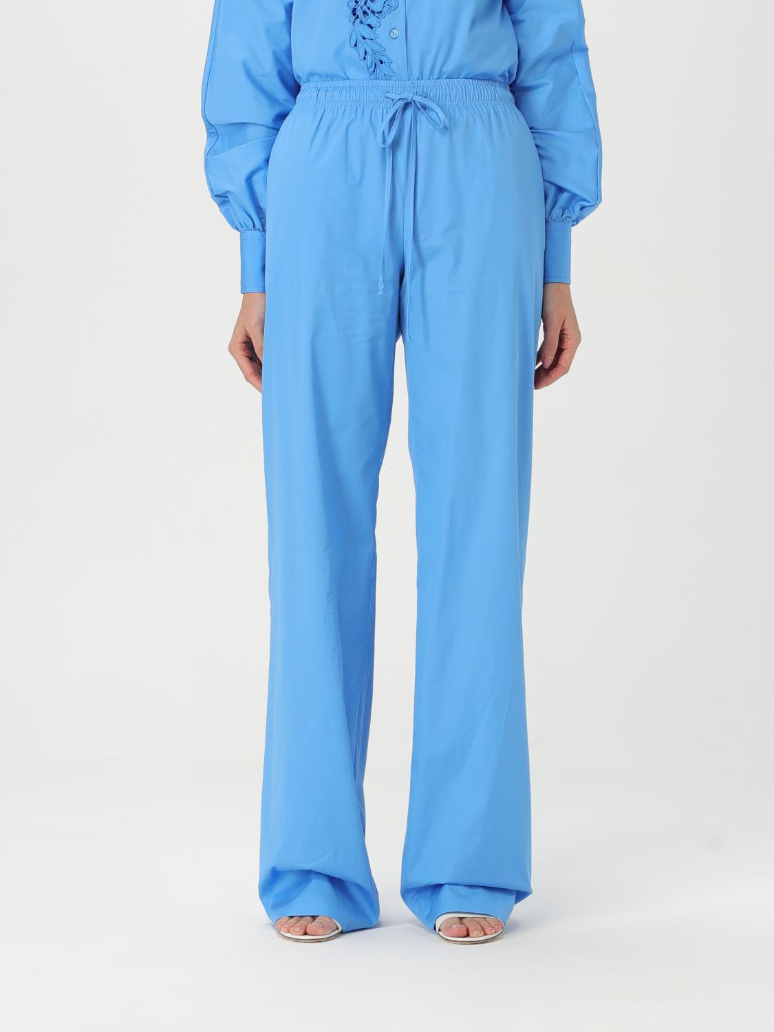 パンツ ERMANNO SCERVINO Woman Pants Gnawed Blue D462P303BQP 74139