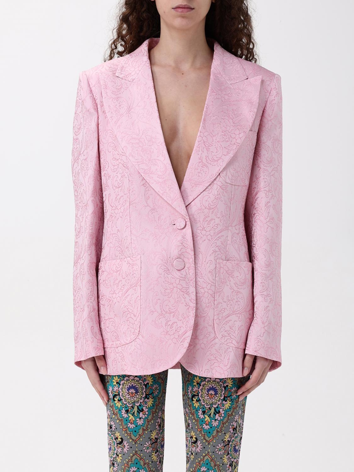 アウターその他 ETRO Woman Blazer Pink WRCA000999TJD76 F2528