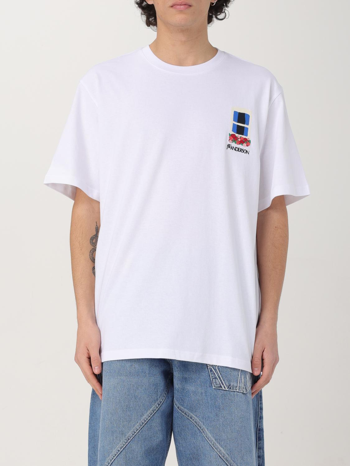 Tシャツ・カットソー JW ANDERSON Men T-shirt White JT0277PG1510 001