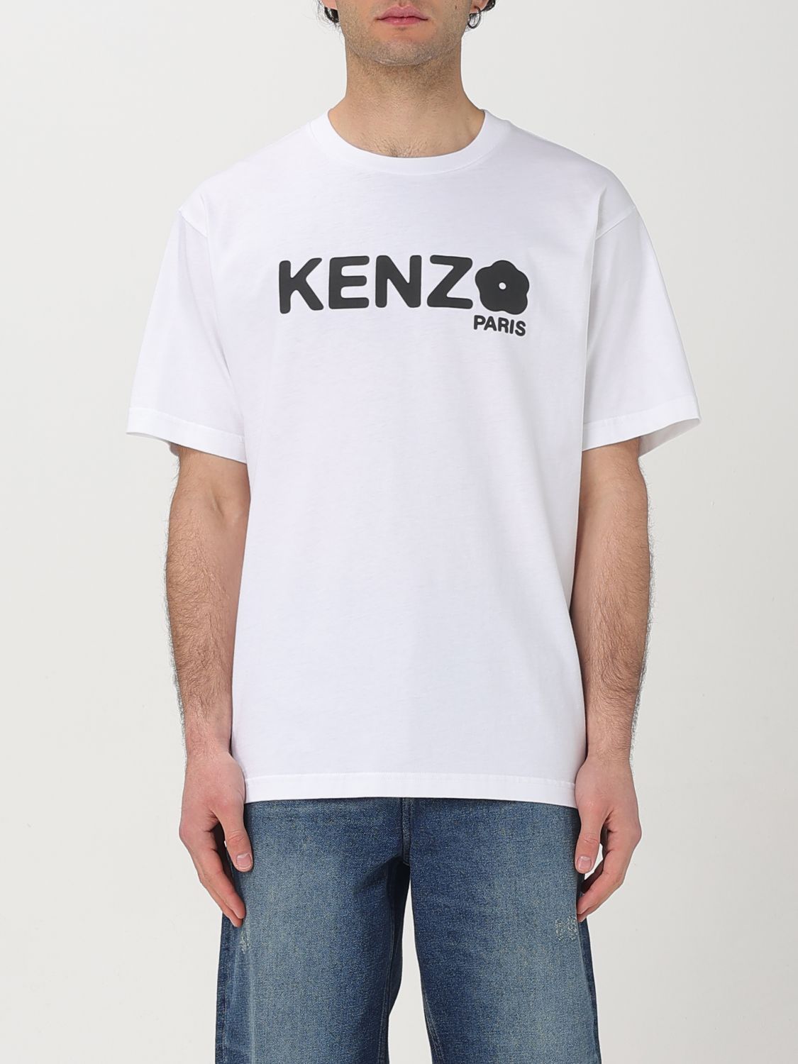 Tシャツ・カットソー KENZO Men T-shirt White FF55TS4914SG 01