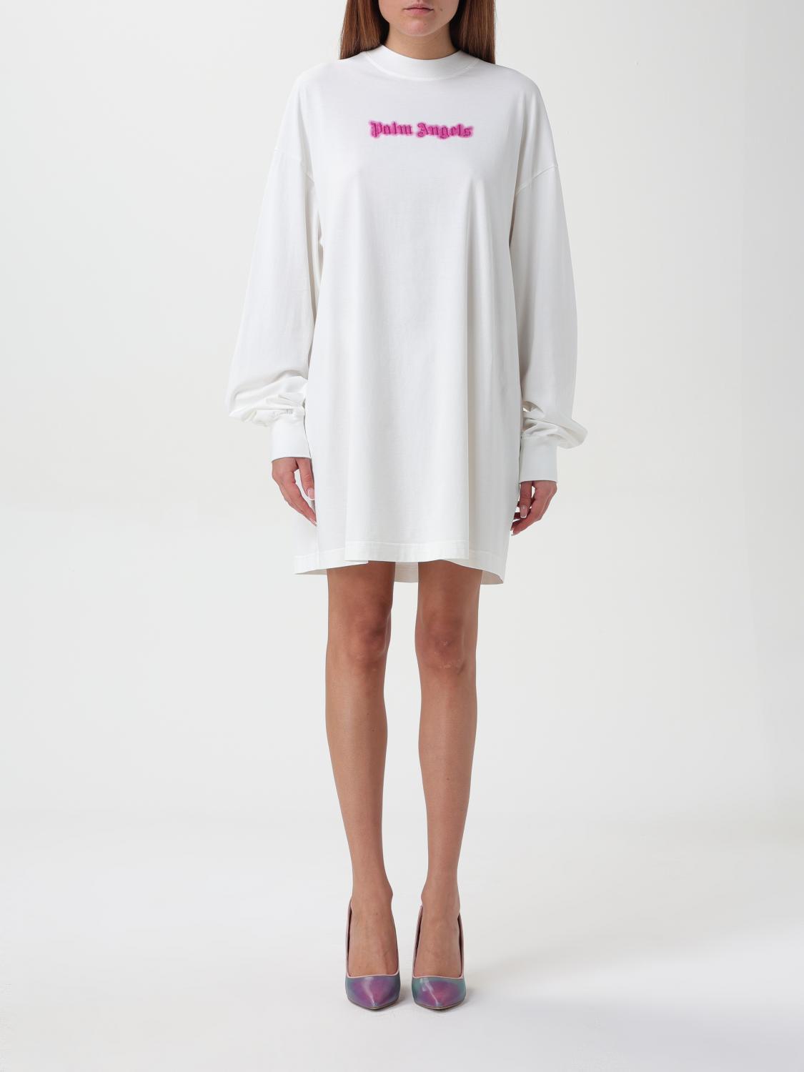 ワンピース PALM ANGELS Woman Dress White PWDE004F24JER0010332