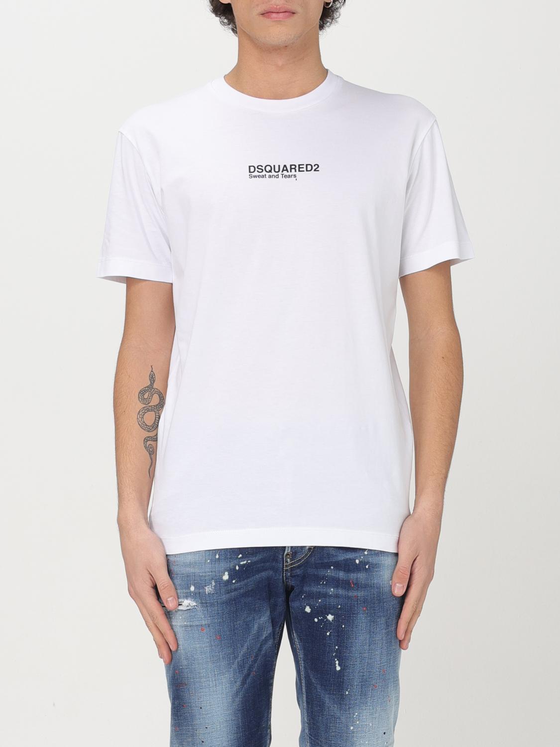 Tシャツ・カットソー DSQUARED2 Men T-shirt White S74GD0946D20020 100