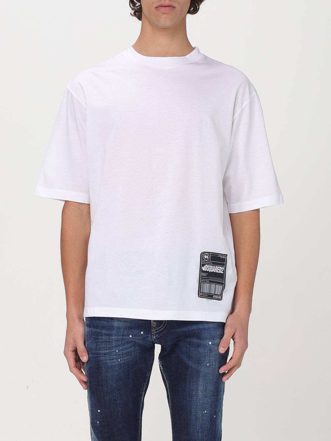 Tシャツ・カットソー DSQUARED2 Men T-shirt White S74GD1406S23009 100