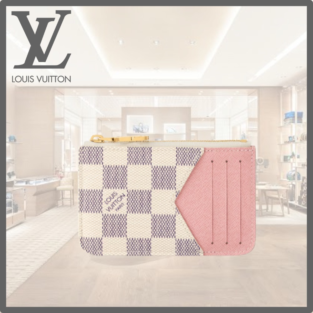 【ダミエ☆ピンクが可愛い】Louis Vuitton★カードケース