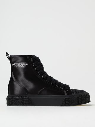 人気 MARC JACOBS フラワー ロゴ ハイカット デニム スニーカー MARC JACOBS(マークジェイコブス) ハイカットスニーカー