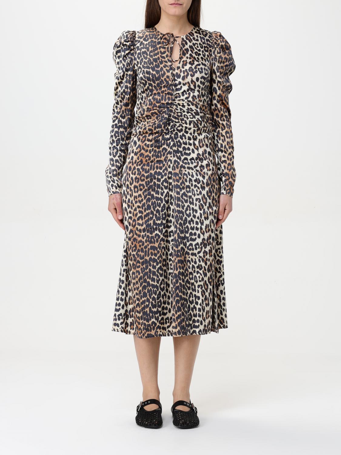 ワンピース GANNI Woman Dress Brown W0330 943