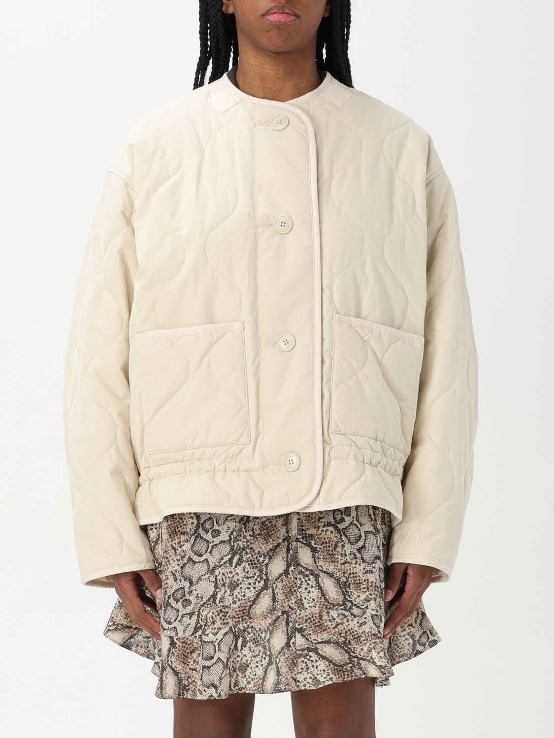 ジャケット ISABEL MARANT ETOILE Woman Jacket Beige MA0421FAC1C05E 23EC