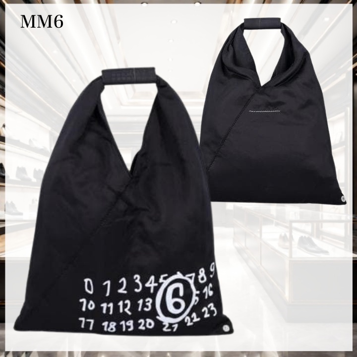 【MM6】ナンバーロゴプリント ジャパニーズバッグ スモール