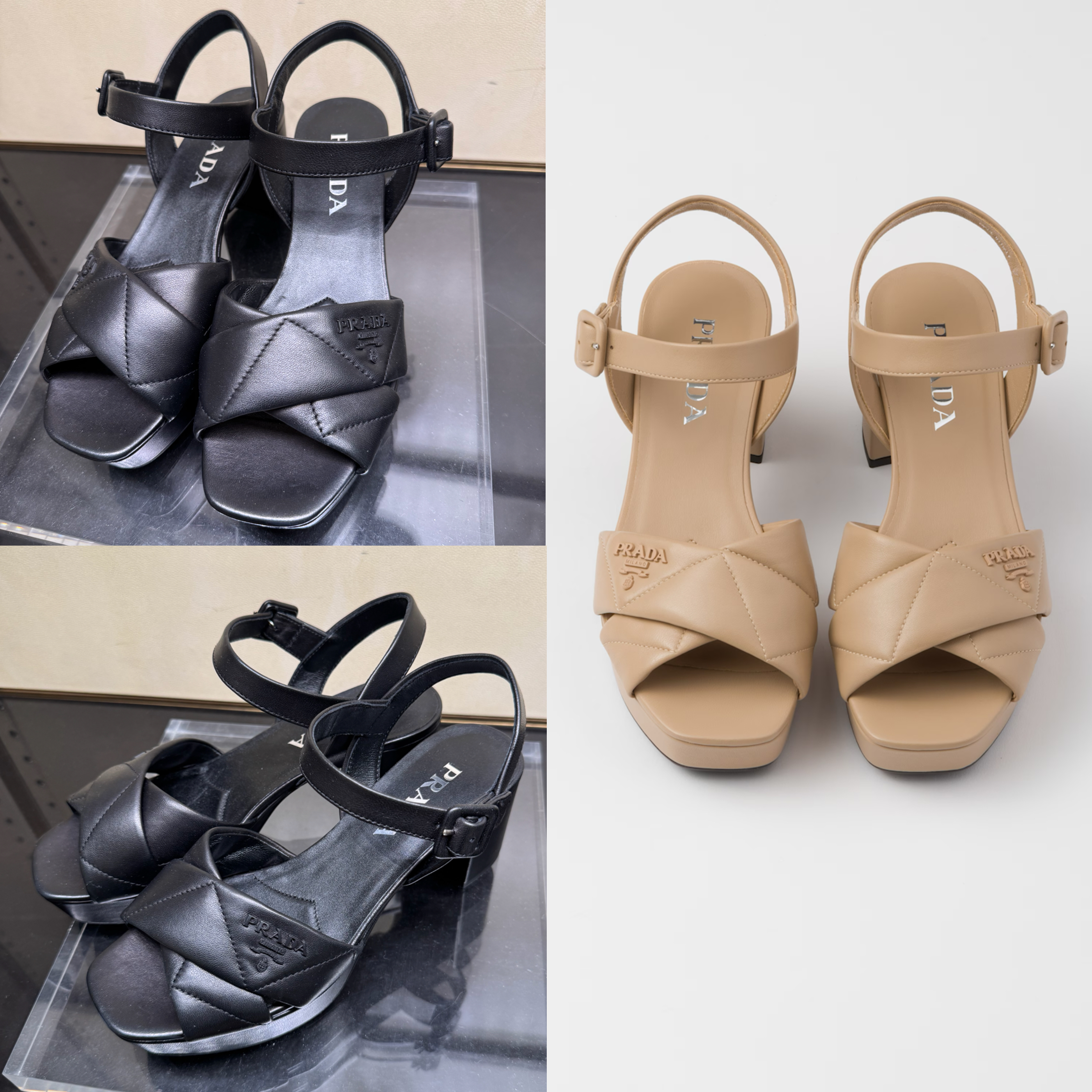 PRADA【入手困難】洗練された★プラットフォームサンダル★ 全種