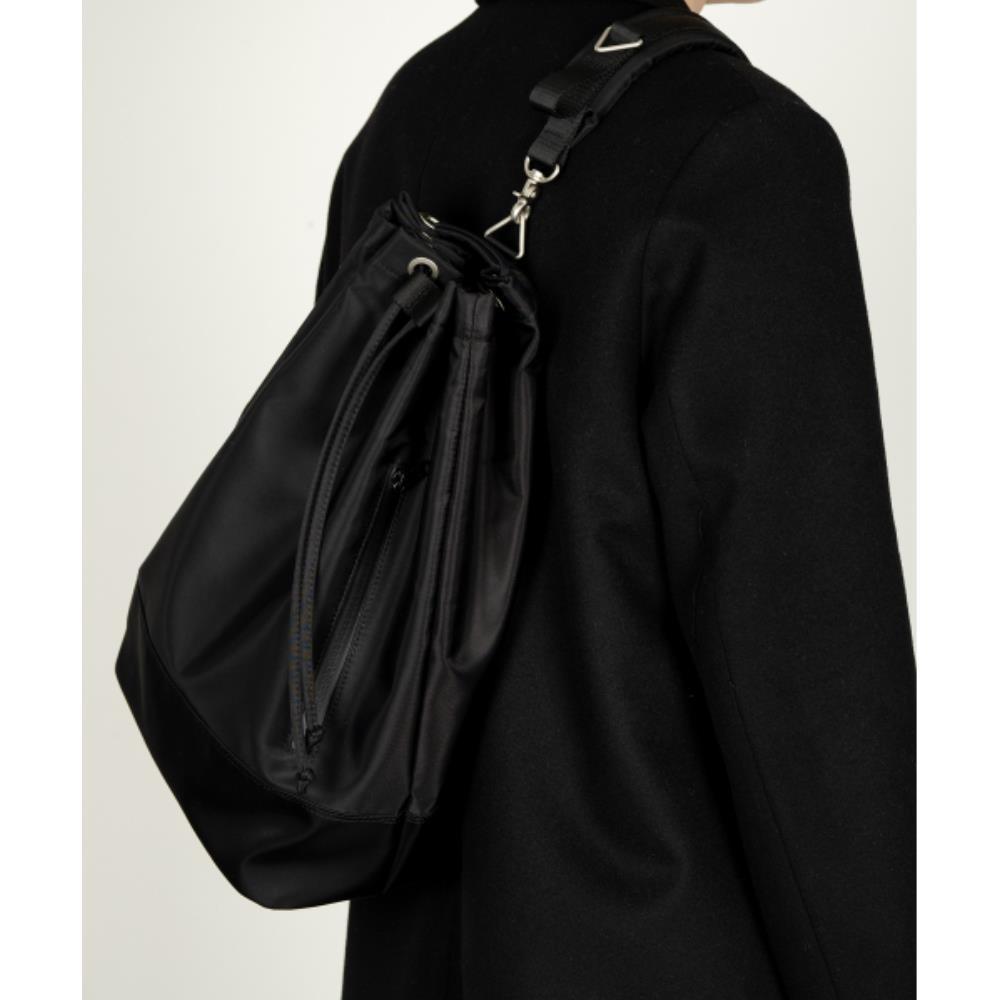 ☆HAH ARCHIVE☆ 2 Way Waterloo Black Nylon Duffel Bag S#wd11