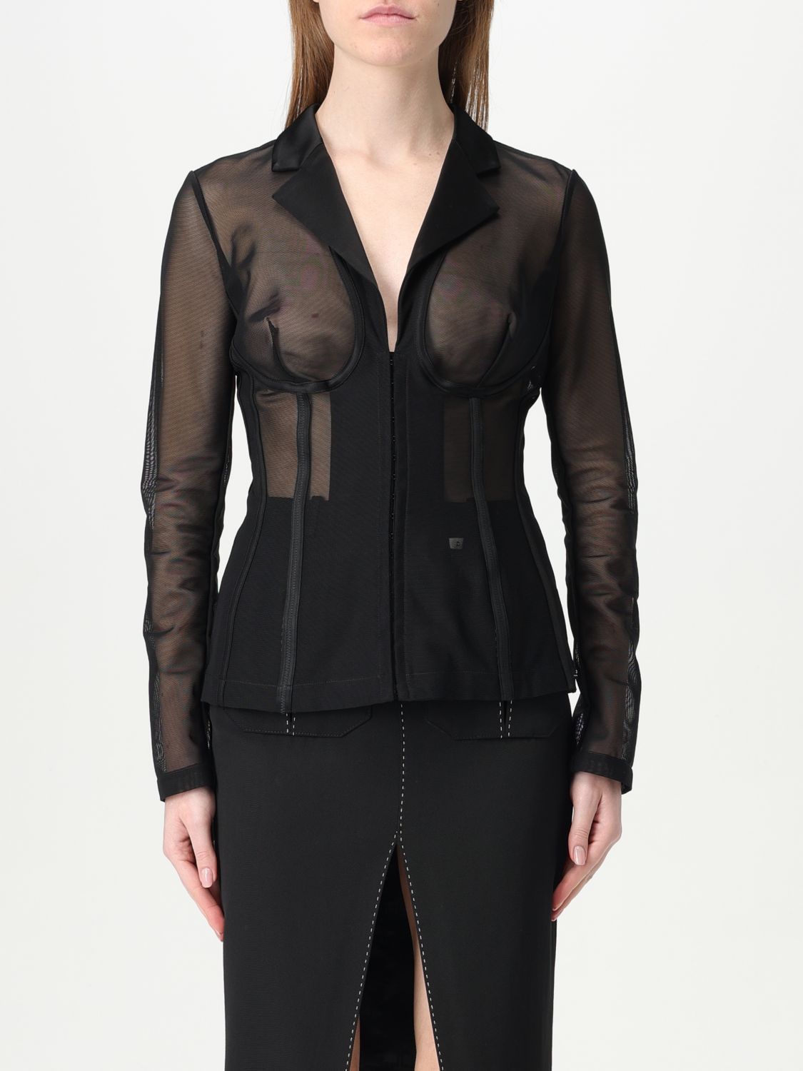 アウターその他 ELISABETTA FRANCHI Woman Blazer Black GI134 110