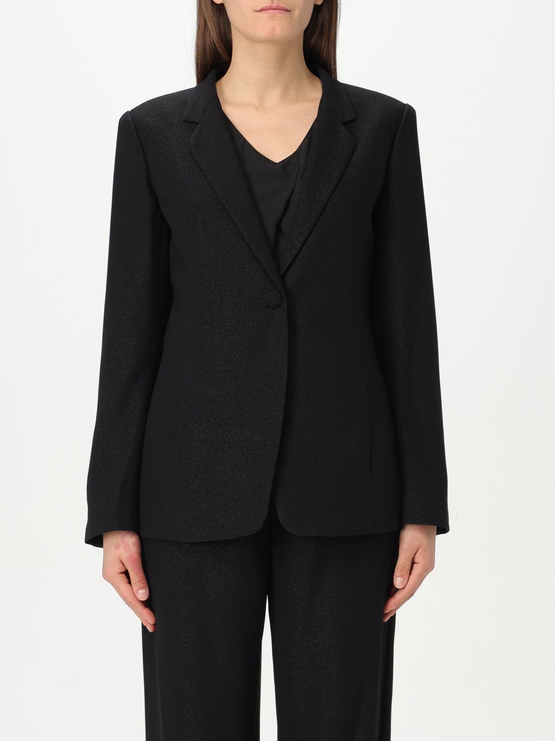 アウターその他 EMPORIO ARMANI Woman Blazer Black EW002206AF12528 UC001