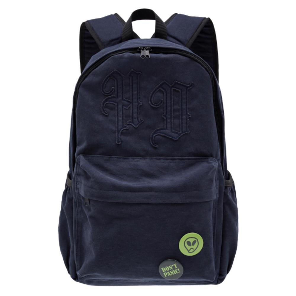 ◆HOODHOOD◆ HD Logo Applique Backpack Navy HDBD01AC05-2