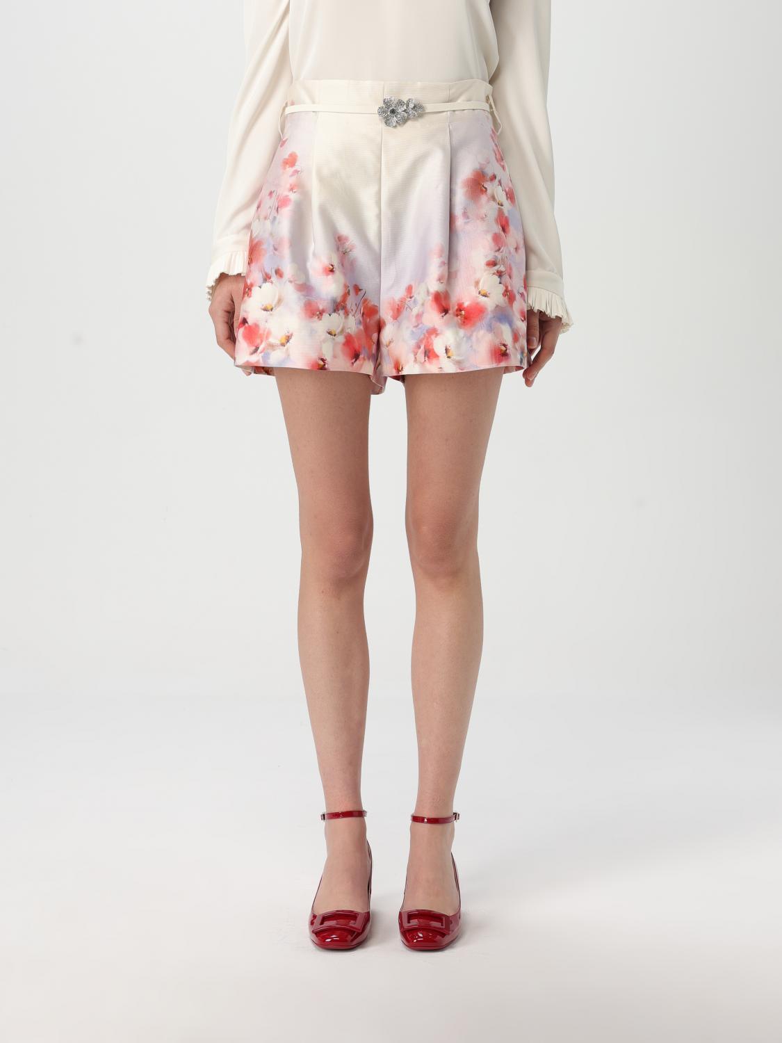 ショートパンツ ZIMMERMANN Woman Short Yellow Cream 2355AR251 SCAFLO
