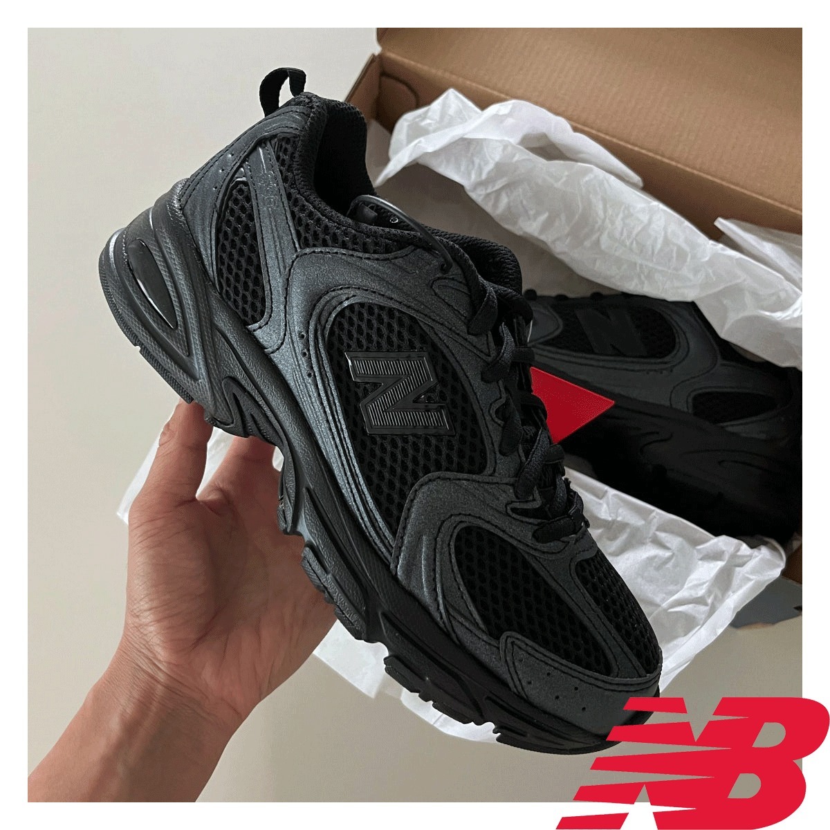 New Balance 530 Black かわいい靴