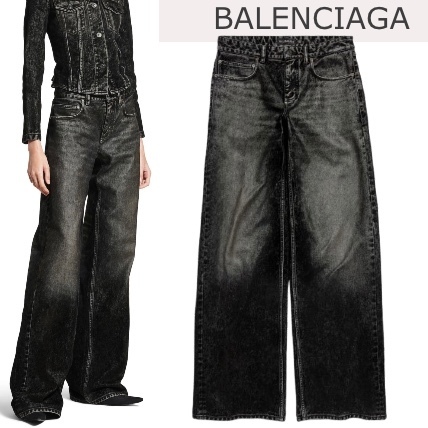 BALENCIAGA WIDE LEG Baggy バギー コットン デニム ジーンズ