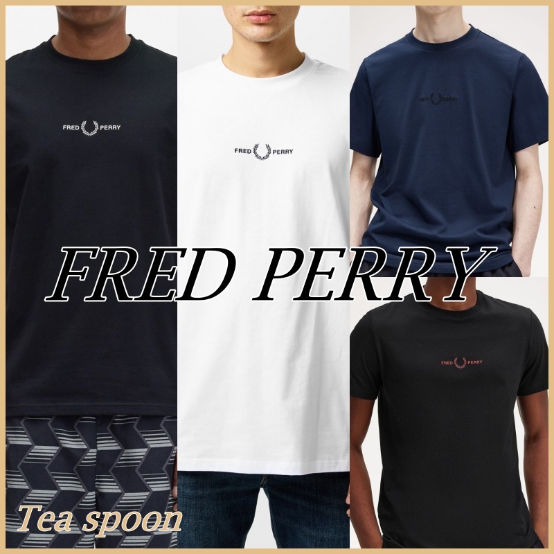 FRED PERRY◆ロゴTシャツ 4色展開 送料関税込