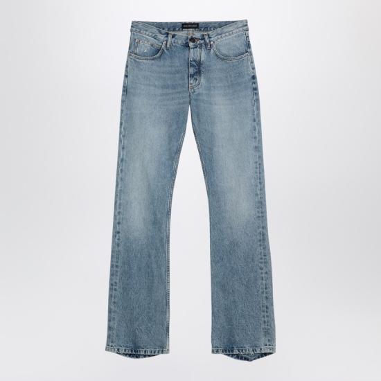 パンツ BALENCIAGA Women Straight Pants 794047TDW14 Blue