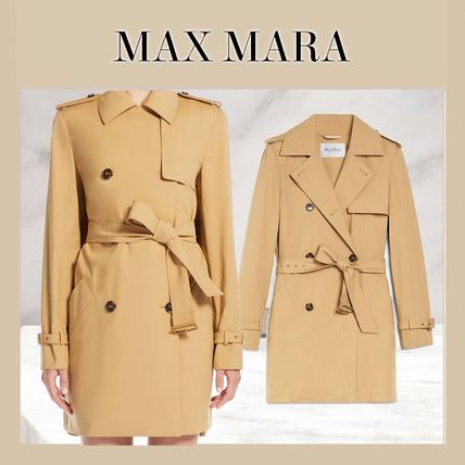 Max Mara コットンキャンバス レインコート LANDA 1021015206010-d-landa.jpg