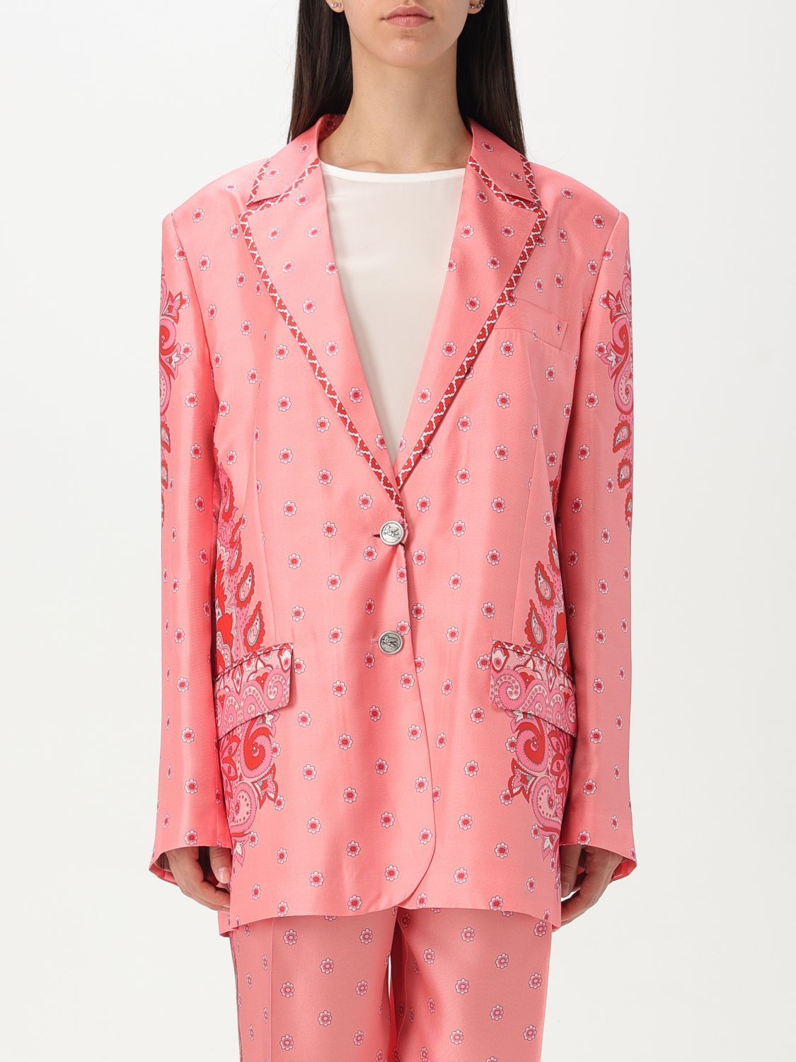 アウターその他 ETRO Woman Blazer Pink WRCA006899SP1B1 X0872