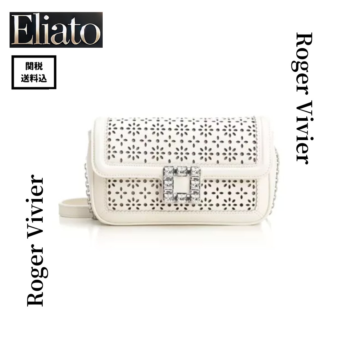 Roger Vivier★ジュ ドゥ フィーユ レザー クラッチ