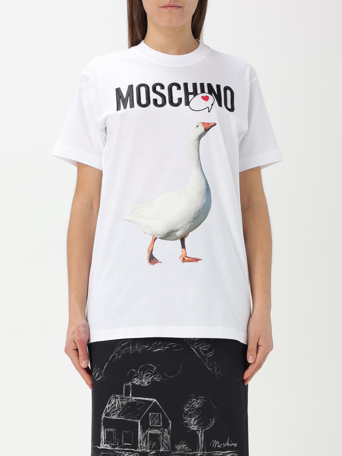 Tシャツ・カットソー MOSCHINO COUTURE Woman T-Shirt White 07150541 1001