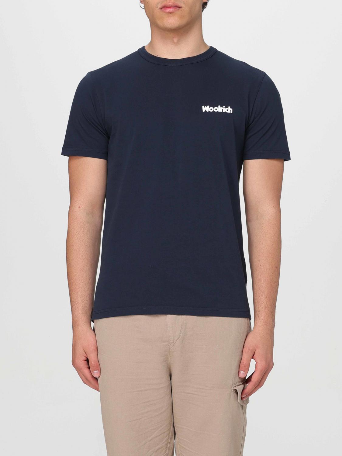 Tシャツ・カットソー WOOLRICH Men T-shirt Blue CFWOTE0120MRUT2926 3989